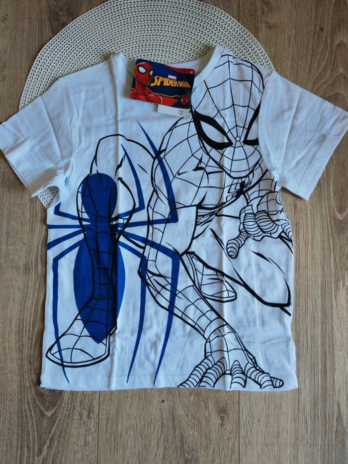 Pyjama 2 pièces été Spiderman 100% coton Neuf - photo numéro 2