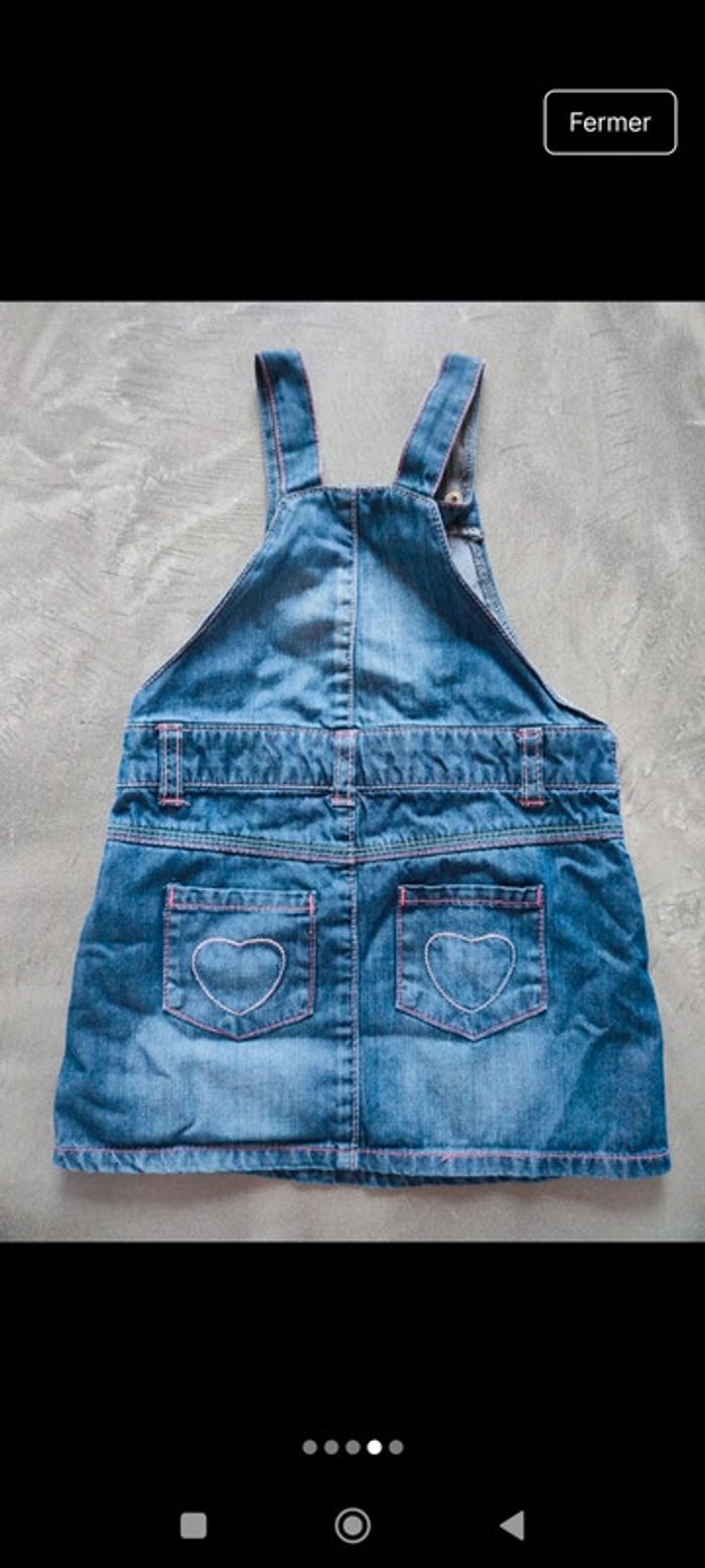Robe en jeans 92 cm - photo numéro 4