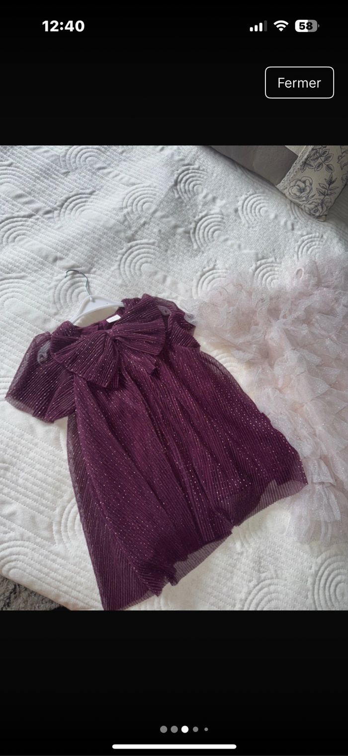Lot deux robes 12/18 mois très bon état - photo numéro 3