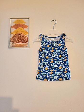 Débardeur fille motif poissons "Palomino by c&a" taille 7 ans
