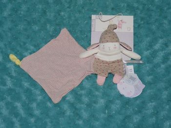 Doudou mouchoir lapin Lulu les petits dodos Moulin roty 🐰Neuf