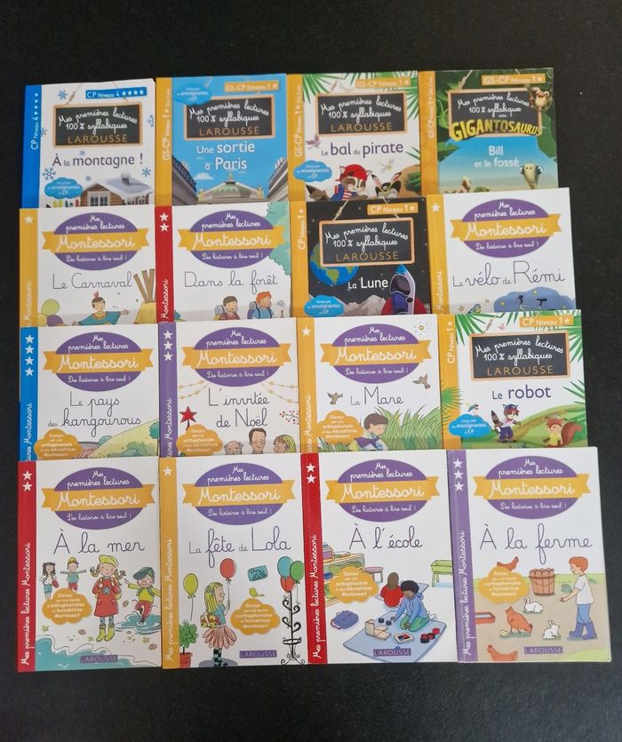Lot de 16 livres cp Larousse