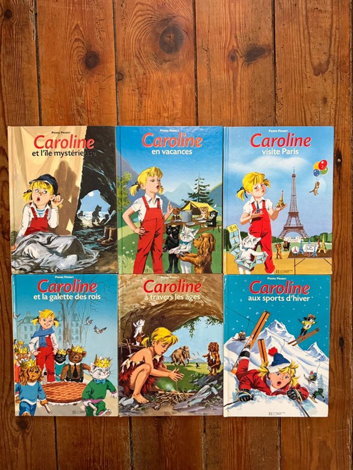 Lot de 6 livres bd albums Caroline Pierre Probst Hachette Jeunesse bord jaune