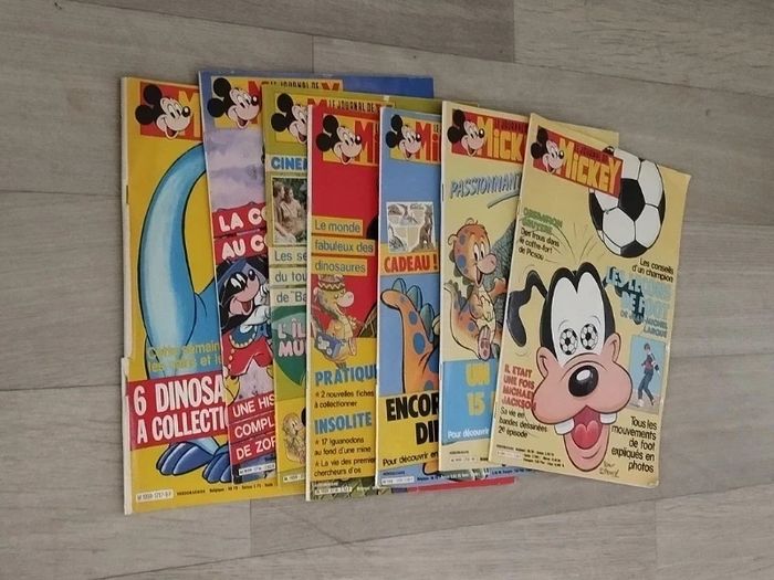 Lot Vintage 7 magazines Journal de Mickey année 1985 L063  7597197206 - photo numéro 2