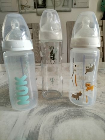 Lot de 3 biberons  NUK