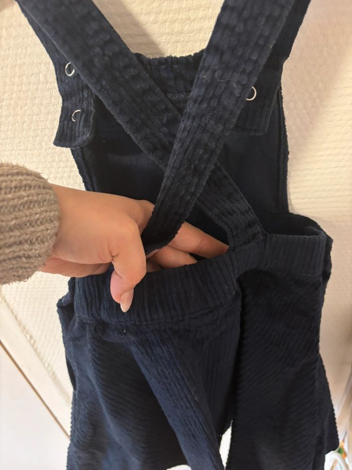Robe côtelé salopette petit bateau - photo numéro 4