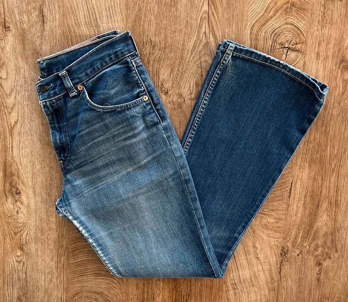 Jean/pantalon bleu délavé Bootcut/Flare Levi's 525 pour femme, taille : W30 (40 taille française) - photo numéro 4
