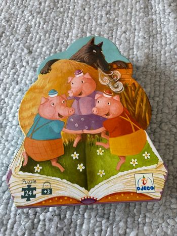 Puzzle Djeco les trois petits cochons