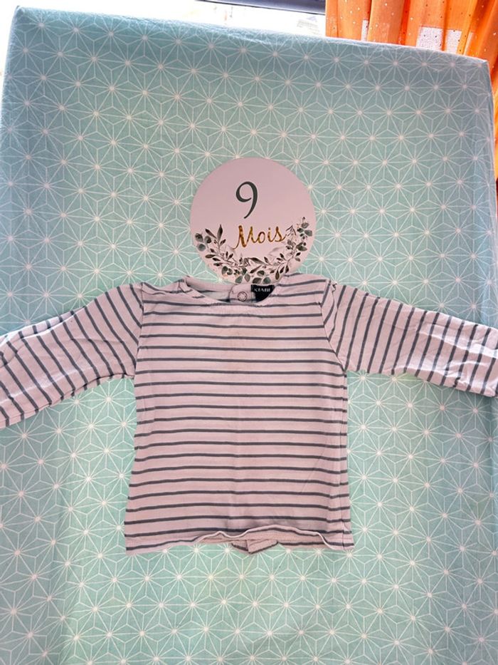 Lot de 2 sous pull 9 mois - photo numéro 2