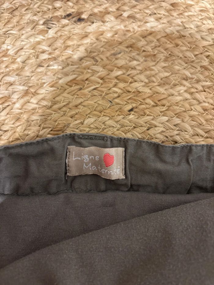 Jupe kaki grossesse taille 40 réglable - photo numéro 5