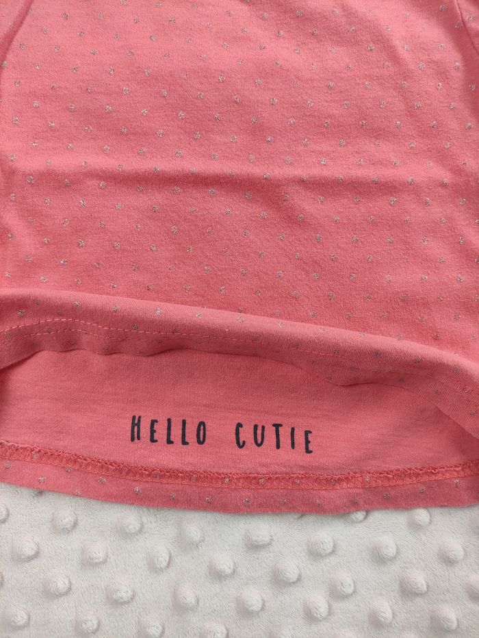 T-shirt manches longues rose taille 68 6 mois - photo numéro 4