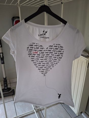 Tee shirt "love" 36/38