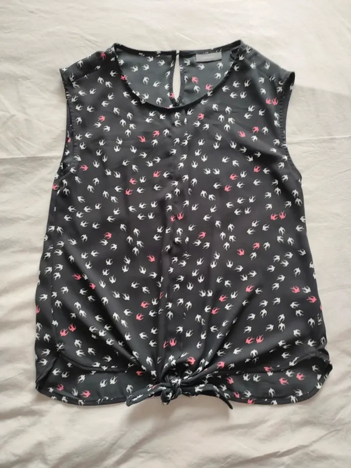 Blouse sans manche Taille 36 noire Yessica - photo numéro 12