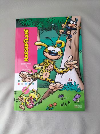 Livre de coloriages mystère Marsupilami - Hachette Heroes - Excellent état 