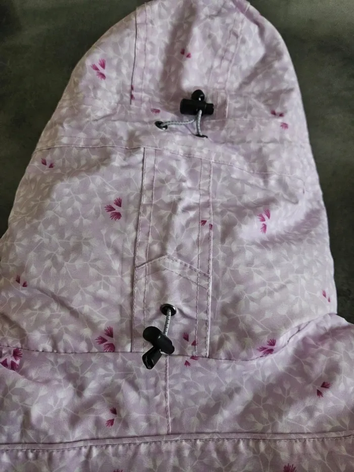 Manteau de ski chaud polaire à capuche fille - 12 ans (152cm) - Missing Link - Rose - photo numéro 16