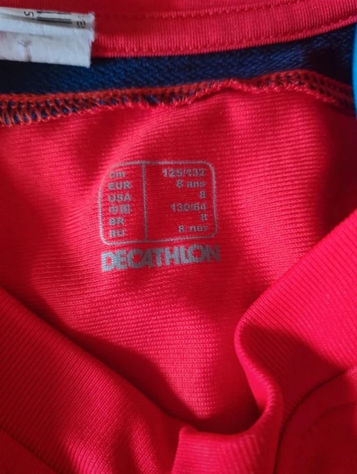 Maillot de sport foot 8 ans Kipsta - photo numéro 3