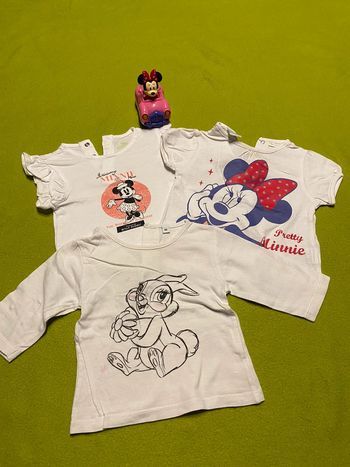 Lot tee-shirts Disney minnie 3 mois