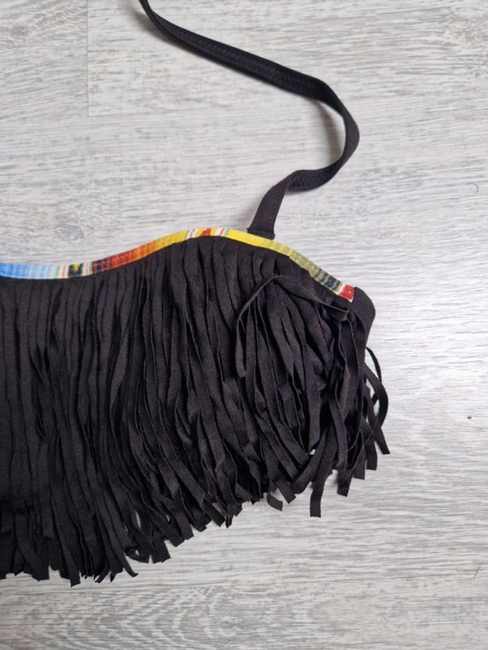Maillot de bain bikini 2 pièces Banana Moon noir et multicolore taille 36 - photo numéro 3