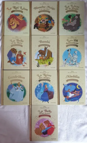 Mes petits livres d'or Disney 1 à 10