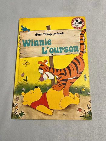 Livre Vintage Winnie L'ourson 1983