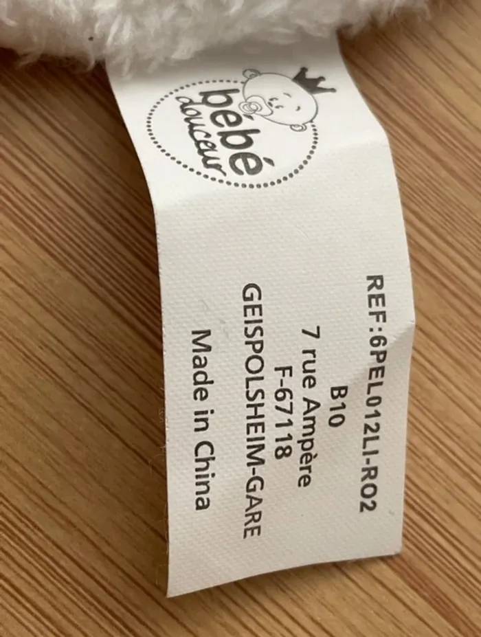 Doudou peluche licorne plat à attacher - photo numéro 7