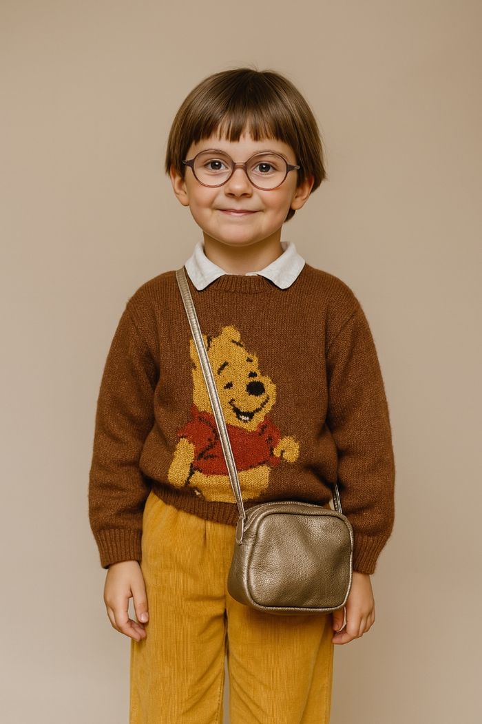 Petit sac brillant doré - photo numéro 2