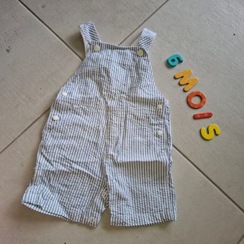Salopette short Petit Bateau 6 mois
