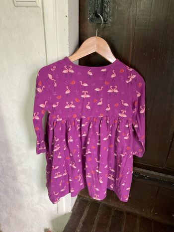Robe violette flamands rose 6 ans DPAM