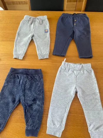 Lot 4 pantalon coton garçon 12 mois