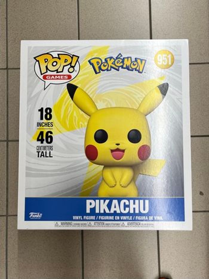 Pop xxl ! Pikachu Géant  Pokémon 951 - 46cm