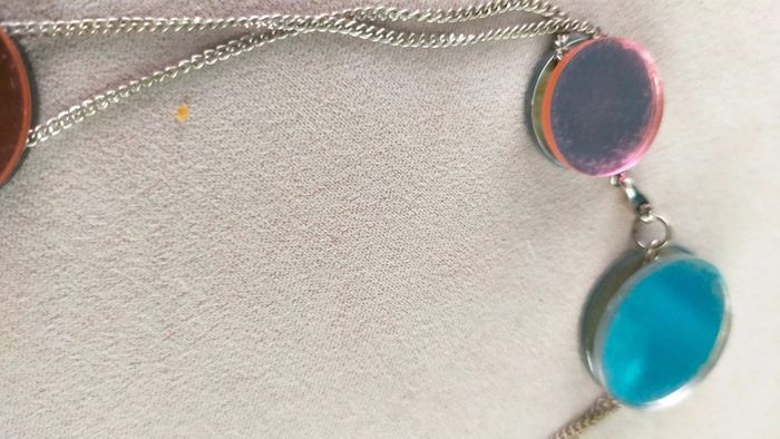 Collier Miroirs Géométriques – Collection Nuances de Rose - photo numéro 6