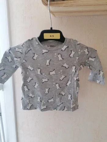 T-shirt manches longues 3 mois