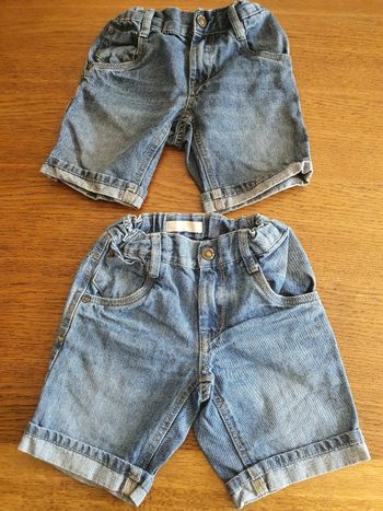 Short en jean garçon