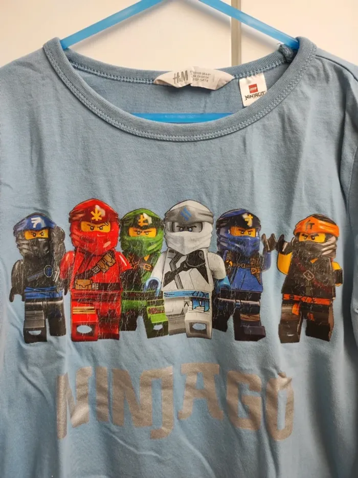 Tee-shirt ML Lego Ninjago 6-8 ans - photo numéro 2