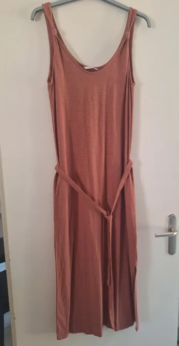 Robe longue en coton