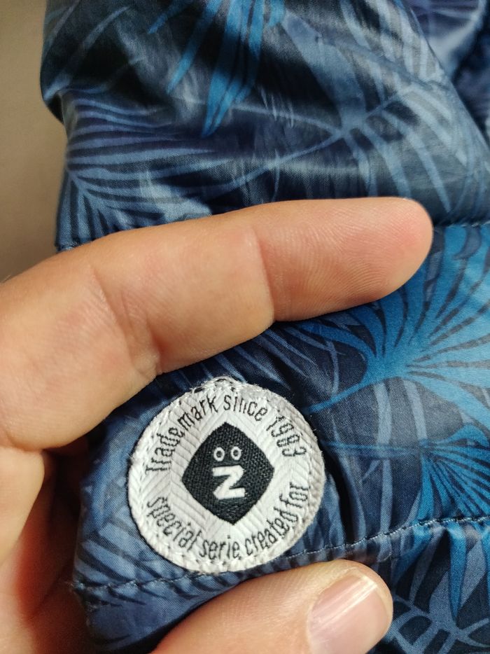 Doudoune Grain de Blé bleue marine taille 12 mois - photo numéro 3