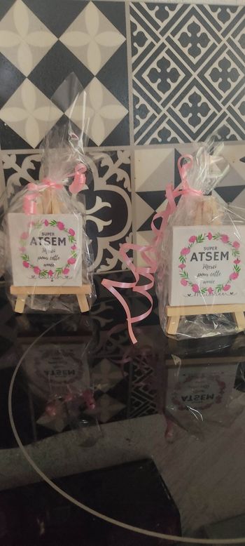 Mini toile avec chevalet