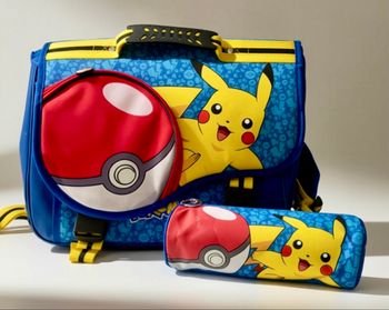 Cartable et trousse Pokémon 