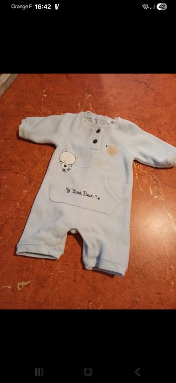 Pyjama bébé taille naissance 