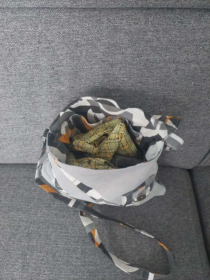 Sac bandoulière recyclé - photo numéro 4