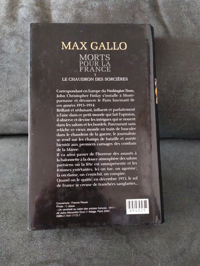 Mort pour la France de Max Gallo - photo numéro 2