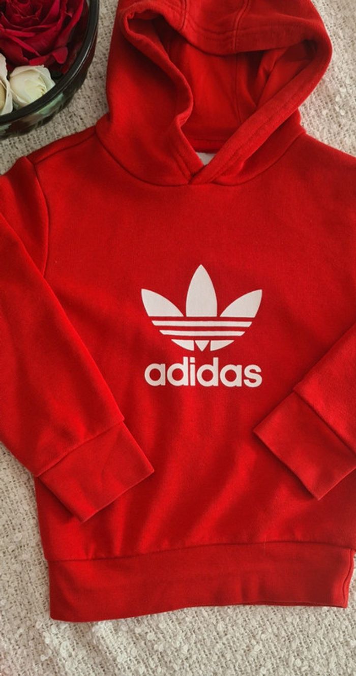 Ensemble jogging adidas rouge - photo numéro 2