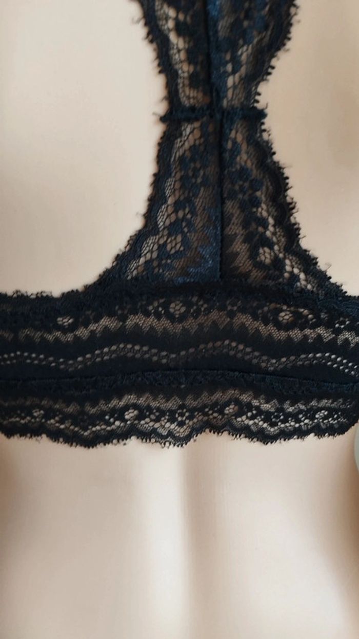 Soutien gorge croisé noir femme taille s/m bonnet b/c - photo numéro 11