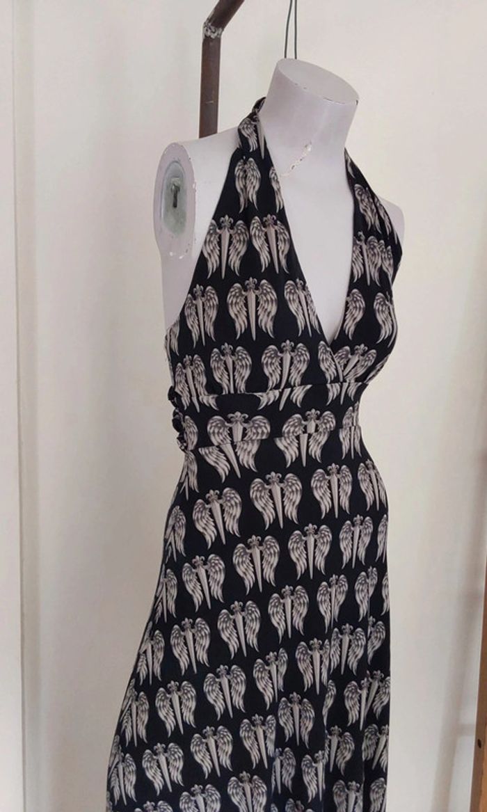 Robe longue dos nu été noire et beige Faith Connexion T 34 - photo numéro 3