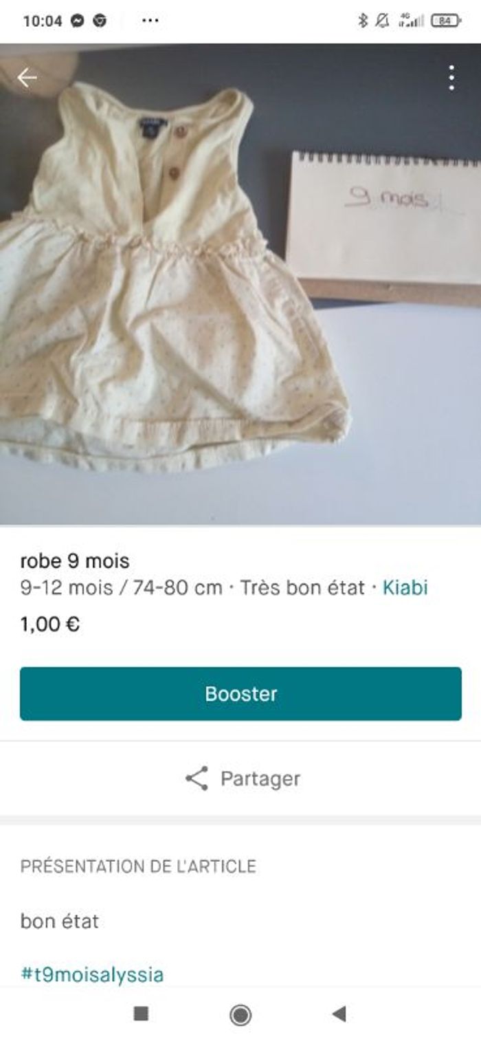 Lot Vêtements 9 mois