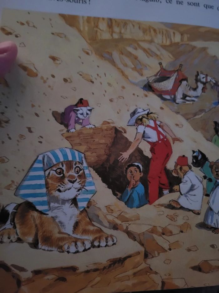 Caroline en Égypte livre rare Pierre Probst Hachette Jeunesse Album collection multicolore - photo numéro 3