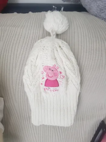 Bonnet PeppaPig Taille 5-8ans