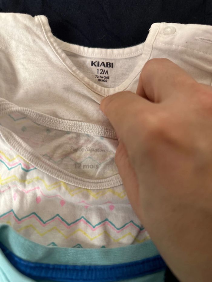 Lot de 4 t-shirt 12 mois - photo numéro 4