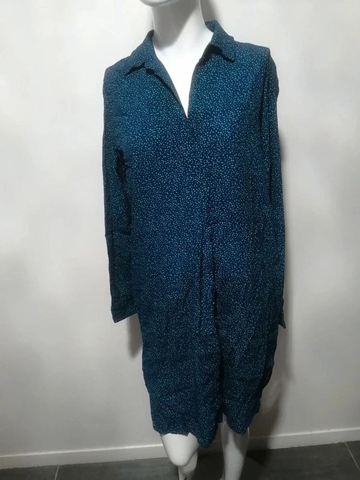 robe longue Repeat bleu taille 38