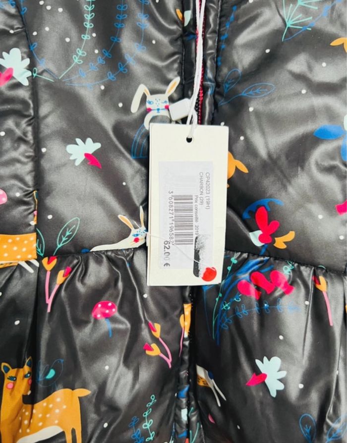 Manteau réversible Catimini 6 mois neuf - photo numéro 2